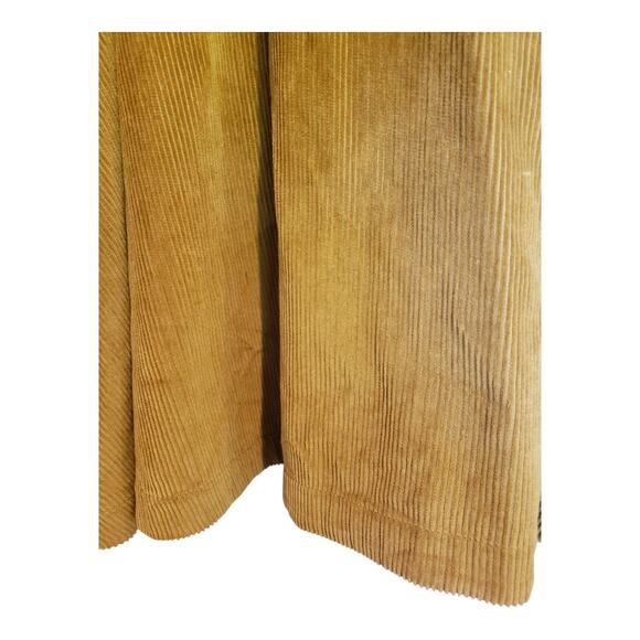 The Odells Anthropologie Corduroy Tent Mini Dress Size Small Cotton Tan Beige - Picture 5 of 12